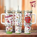 Cleveland Guardians x Peanuts MLB Sports Custom Stanley Quencher 30oz-40oz Stainless Steel Tumbler Hot And Cold Tumbler