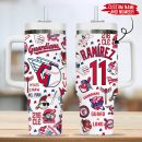 Cleveland Guardians MLB Custom Stanley Quencher 30oz-40oz Stainless Steel Tumbler