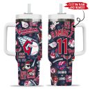 Cleveland Guardians MLB Custom Stanley Quencher 30oz-40oz Stainless Steel Tumbler