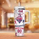 Cleveland Guardians MLB Custom Stanley Quencher 30oz-40oz Stainless Steel Tumbler