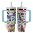 Cleveland Guardians MLB Custom Stanley Quencher 30oz-40oz Stainless Steel Tumbler Hot And Cold Tumbler