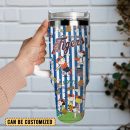 Detroit Tigers x Peanuts MLB Sports Custom Stanley Quencher 30oz-40oz Stainless Steel Tumbler Hot And Cold Tumbler