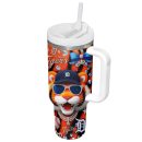 Detroit Tigers MLB Custom Stanley Quencher 30oz-40oz Stainless Steel Tumbler