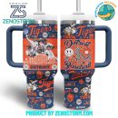 Detroit Tigers MLB Custom Stanley Quencher 30oz-40oz Stainless Steel Tumbler Hot And Cold Tumbler