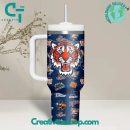 Detroit Tigers MLB Custom Stanley Quencher 30oz-40oz Stainless Steel Tumbler Hot And Cold Tumbler