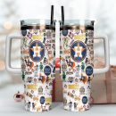 Houston Astros MLB Sports Custom Stanley Quencher 30oz-40oz Stainless Steel Tumbler Hot And Cold Tumbler
