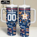 Houston Astros MLB Custom Stanley Quencher 30oz-40oz Stainless Steel