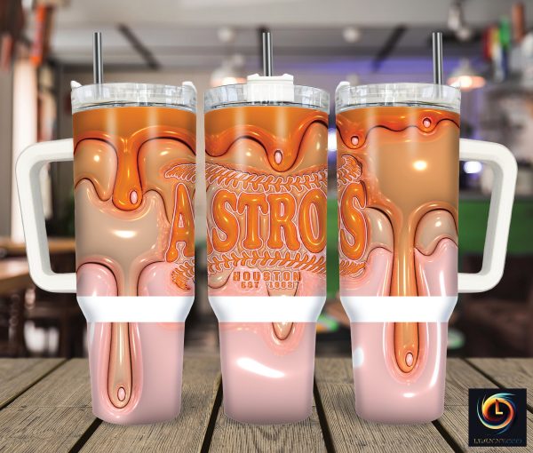 Houston Astros MLB Custom Stanley Quencher 30oz-40oz Stainless Steel Tumbler Hot And Cold Tumbler