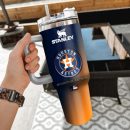 MLB Houston Astros Custom Stanley Quencher 30oz-40oz Stainless Steel Tumbler Hot And Cold Tumbler