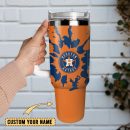 Houston Astros Baseball MLB Sport Custom Stanley Quencher 30oz-40oz Stainless Steel Tumbler Hot And Cold Tumbler