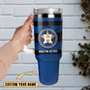 Houston Astros Baseball MLB Sport Custom Stanley Quencher 30oz-40oz Stainless Steel Tumbler Hot And Cold Tumbler