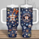 Houston Astros MLB Custom Stanley Quencher 30oz-40oz Stainless Steel Tumbler