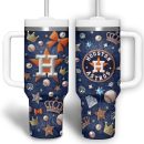 Houston Astros MLB Custom Stanley Quencher 30oz-40oz Stainless Steel Tumbler