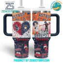 Houston Astros MLB x Houston Texans NFL Custom Stanley Quencher 30oz-40oz Stainless Steel Tumbler Hot And Cold Tumbler