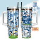Kansas City Royals x Peanuts MLB Custom Stanley Quencher 30oz-40oz Stainless Steel Tumbler Hot And Cold Tumbler