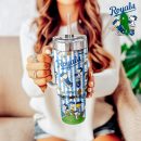 Kansas City Royals x Peanuts MLB Custom Stanley Quencher 30oz-40oz Stainless Steel Tumbler Hot And Cold Tumbler