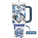 Kansas City Royals MLB Custom Stanley Quencher 30oz-40oz Stainless Steel Tumbler Hot And Cold Tumbler