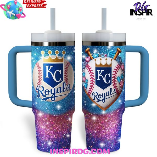 Kansas City Royals MLB Custom Stanley Quencher 30oz-40oz Stainless Steel Tumbler - Image 2
