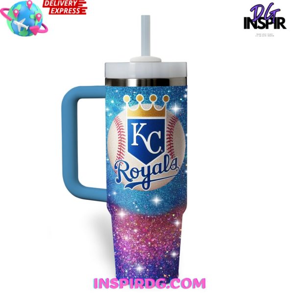 Kansas City Royals MLB Custom Stanley Quencher 30oz-40oz Stainless Steel Tumbler - Image 4