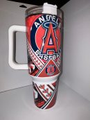 Los Angeles Angels MLB Custom Stanley Quencher 30oz-40oz Stainless Steel Tumbler Hot And Cold Tumbler
