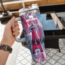MLB Los Angeles Angels Custom Stanley Quencher 30oz-40oz Stainless Steel Tumbler Hot And Cold Tumbler