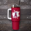 Los Angeles Angels Baseball MLB Sport Custom Stanley Quencher 30oz-40oz Stainless Steel Tumbler