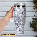Los Angeles Dodgers MLB Sports Custom Stanley Quencher 30oz-40oz Stainless Steel Tumbler Hot And Cold Tumbler