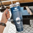 MLB Los Angeles Dodgers Custom Stanley Quencher 30oz-40oz Stainless Steel Tumbler Hot And Cold Tumbler