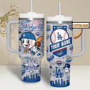 Los Angeles Dodgers MLB Custom Stanley Quencher 30oz-40oz Stainless Steel Tumbler