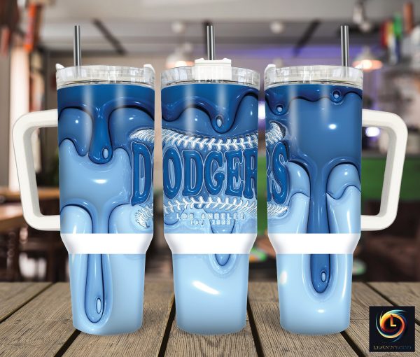 Los Angeles Dodgers MLB Custom Stanley Quencher 30oz-40oz Stainless Steel Tumbler Hot And Cold Tumbler