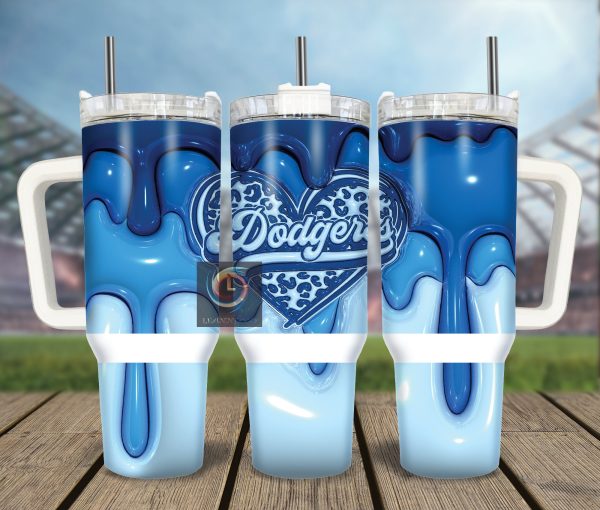 Los Angeles Dodgers MLB Custom Stanley Quencher 30oz-40oz Stainless Steel Tumbler Hot And Cold Tumbler