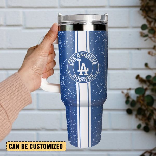 Los Angeles Dodgers Baseball MLB Sport Custom Stanley Quencher 30oz-40oz Stainless Steel Tumbler - Image 3