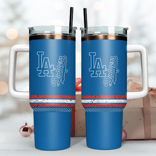 Los Angeles Dodgers Baseball MLB Sport Custom Stanley Quencher 30oz-40oz Stainless Steel Tumbler