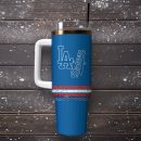 Los Angeles Dodgers Baseball MLB Sport Custom Stanley Quencher 30oz-40oz Stainless Steel Tumbler