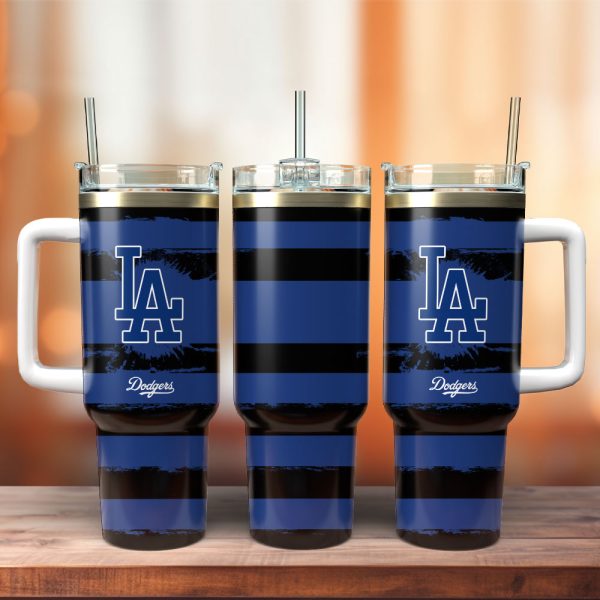 Los Angeles Dodgers Baseball MLB Sport Custom Stanley Quencher 30oz-40oz Stainless Steel Tumbler Hot And Cold Tumbler