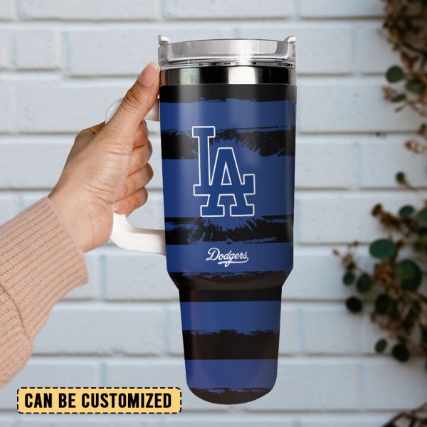 Los Angeles Dodgers Baseball MLB Sport Custom Stanley Quencher 30oz-40oz Stainless Steel Tumbler Hot And Cold Tumbler - Image 2