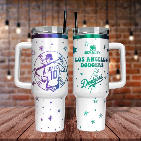 Los Angeles Dodgers MLB Custom Stanley Quencher 30oz-40oz Stainless Steel Tumbler Hot And Cold Tumbler