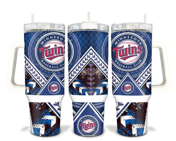 Minnesota Twins MLB Custom Stanley Quencher 30oz-40oz Stainless Steel