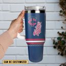 Minnesota Twins Baseball MLB Sport Custom Stanley Quencher 30oz-40oz Stainless Steel Tumbler