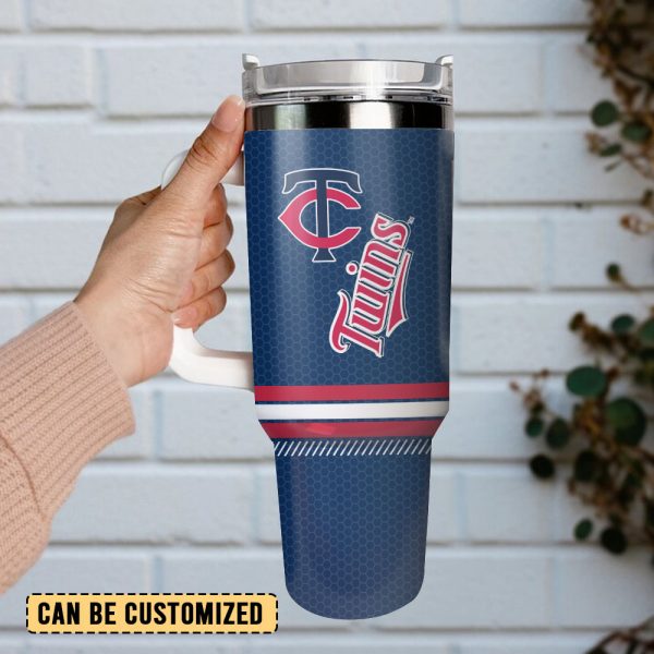Minnesota Twins Baseball MLB Sport Custom Stanley Quencher 30oz-40oz Stainless Steel Tumbler - Image 3