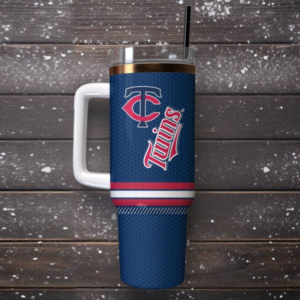 Minnesota Twins Baseball MLB Sport Custom Stanley Quencher 30oz-40oz Stainless Steel Tumbler - Image 4