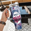 MLB Minnesota Twins Custom Stanley Quencher 30oz-40oz Stainless Steel Tumbler Hot And Cold Tumbler