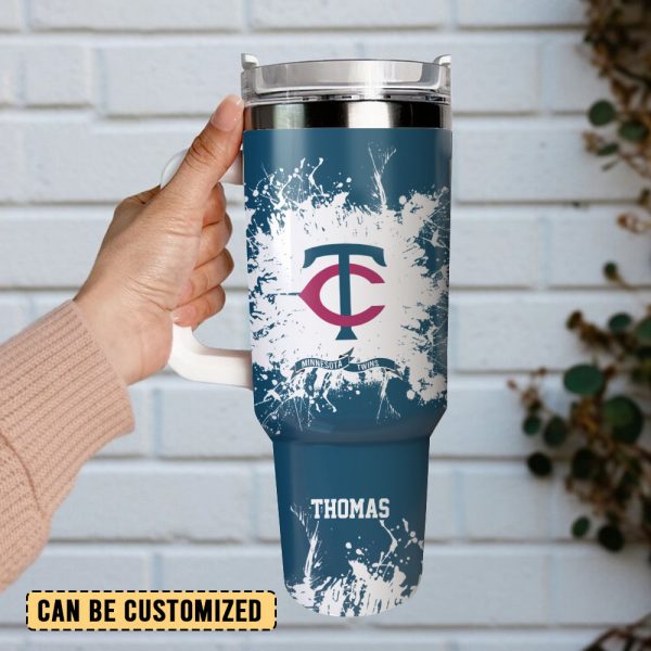 Minnesota Twins Baseball MLB Sport Custom Stanley Quencher 30oz-40oz Stainless Steel Tumbler Hot And Cold Tumbler - Image 2
