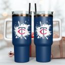 Minnesota Twins Baseball MLB Sport Custom Stanley Quencher 30oz-40oz Stainless Steel Tumbler