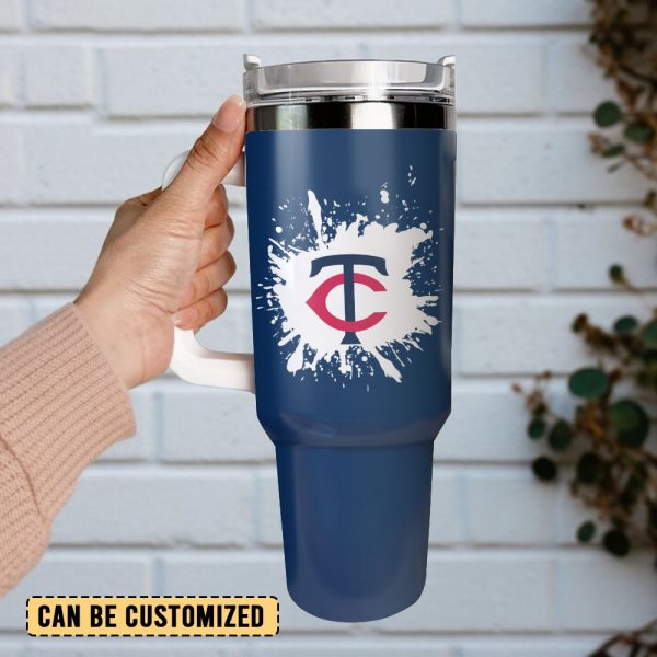 Minnesota Twins Baseball MLB Sport Custom Stanley Quencher 30oz-40oz Stainless Steel Tumbler - Image 3