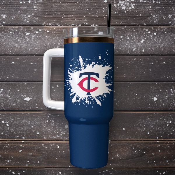 Minnesota Twins Baseball MLB Sport Custom Stanley Quencher 30oz-40oz Stainless Steel Tumbler - Image 4