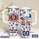 New York Mets MLB Custom Stanley Quencher 30oz-40oz Stainless Steel