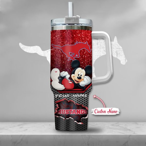 New York Mets NCAA Mickey Mouse Custom Stanley Quencher 30oz-40oz Stainless Steel Tumbler Hot And Cold Tumbler - Image 2