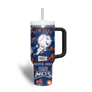 New York Mets MLB Custom Stanley Quencher 30oz-40oz Stainless Steel Tumbler Hot And Cold Tumbler