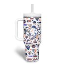 New York Mets MLB Custom Stanley Quencher 30oz-40oz Stainless Steel Tumbler